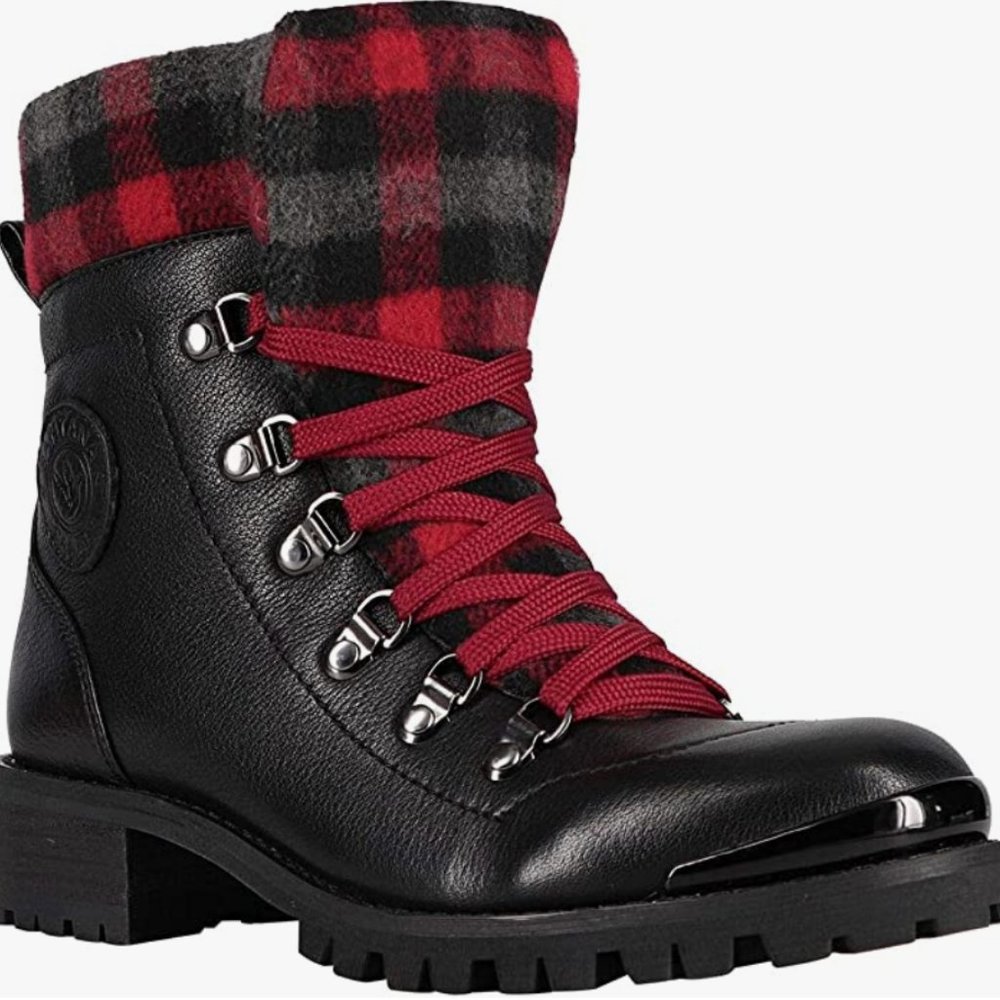 Santana Canada Niko Boot - Women's Black/Plaid,